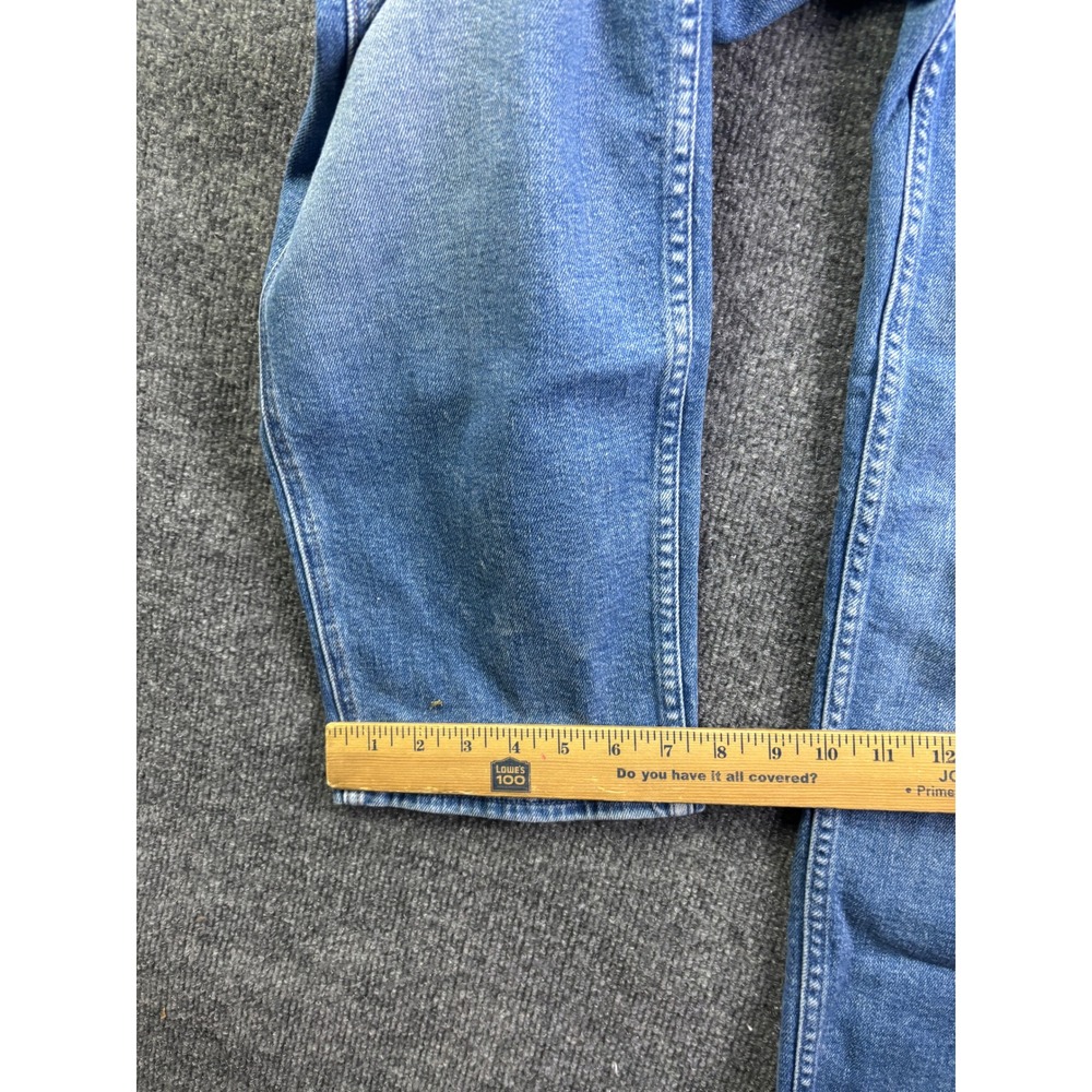 Mother Patch Pocket Private Flood Jeans Women Size 28 Blue High Rise Button Fly - Picture 7 of 12